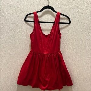 Forever 21 Elegant Red Sleeveless Dress